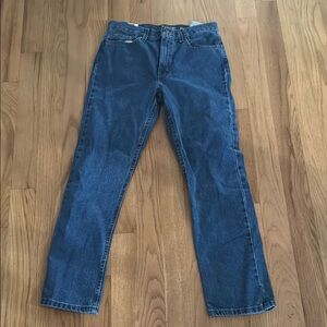 Mens George Blue Straight-Leg Jeans Classic Denim 29 w 30 L